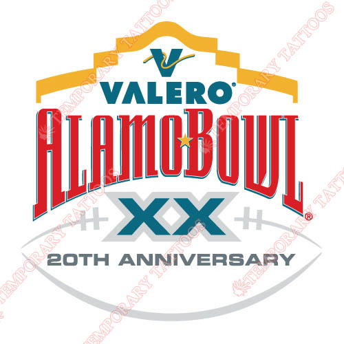 Alamo Bowl Anniversary Logos 2012 Customize Temporary Tattoos Stickers N3239